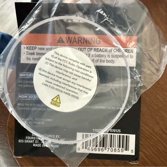 LED Color Changing Coaster - Picture 3 of 3